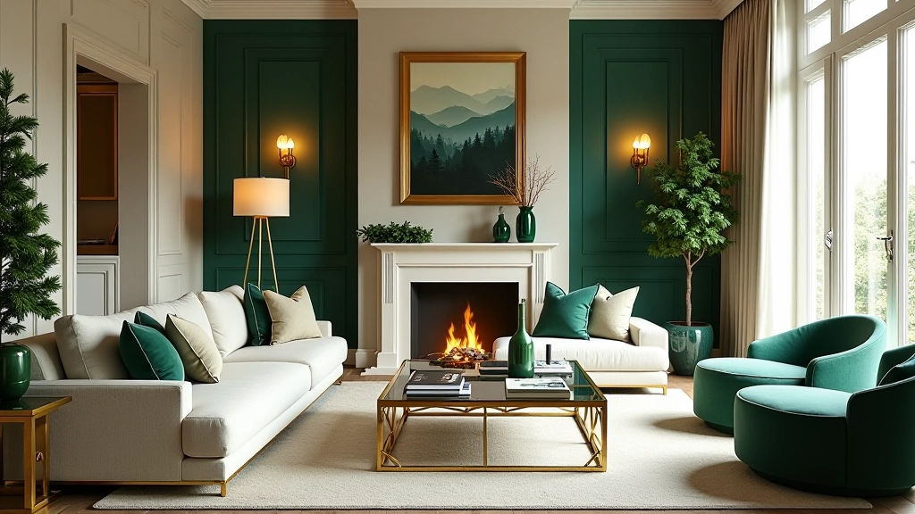 Salone decorazioni festive natalizie eleganti Roma